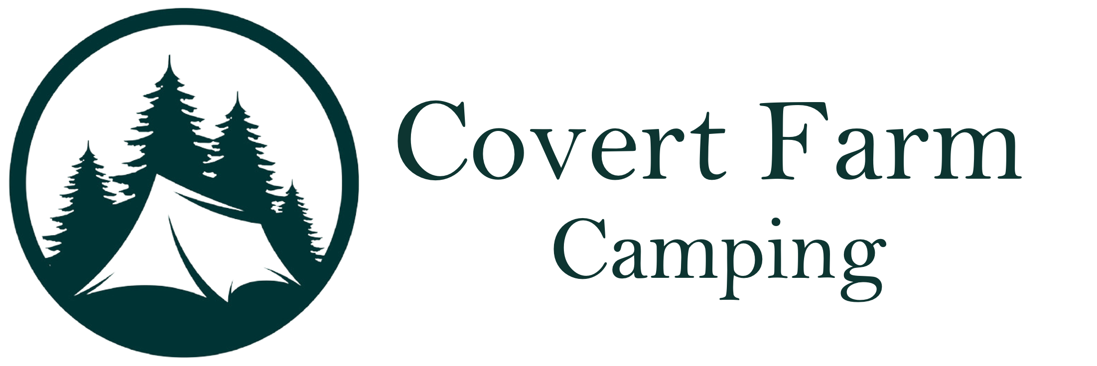 covert farm camping pembrokeshire wales logo